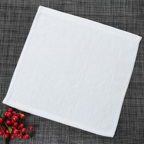100% Cotton Plain Weave Terry Face Towels 33*33CM 61G