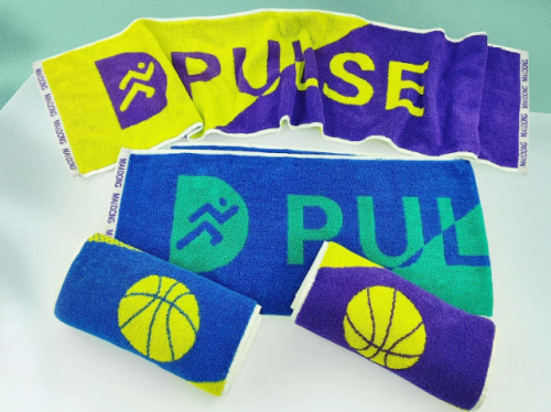 Cotton Jacquard Design Sport Towels