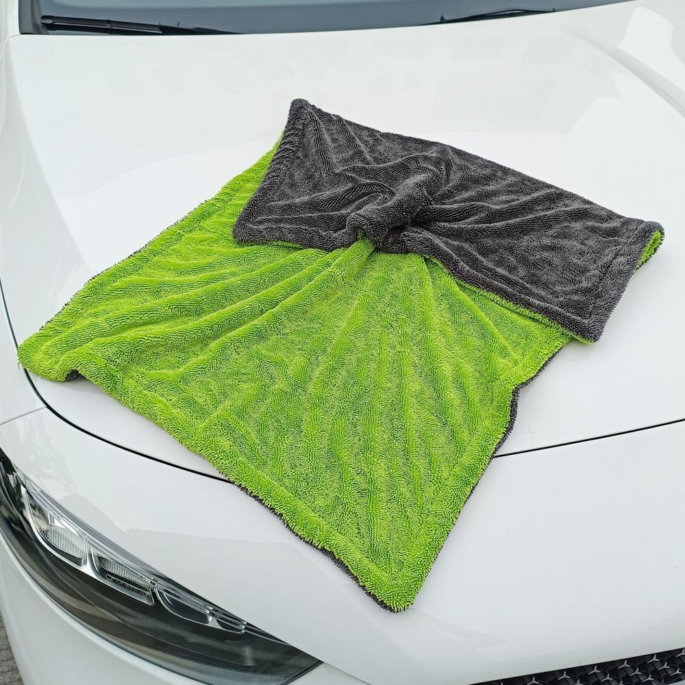 Large Size Microfibre Twisted Yarn Car Detailing Towels