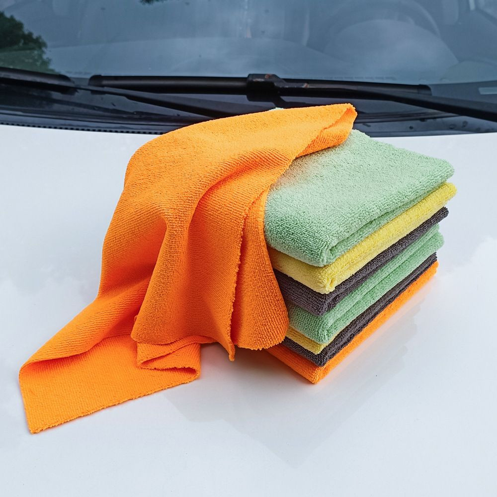 Ultrasonic Cut Microfiber Cleaning Towels