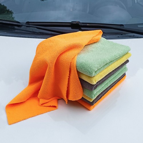 Ultrasonic Cut Microfiber Cleaning Towels
