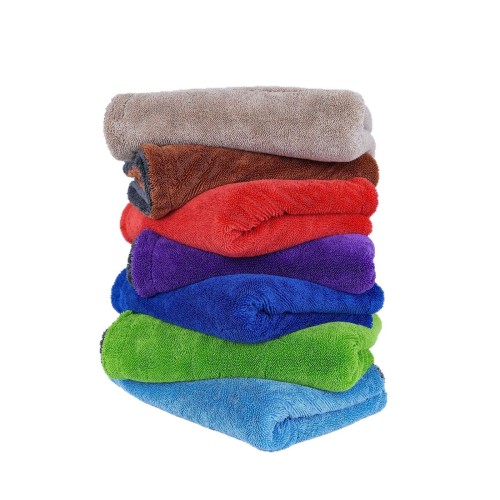 Large Size Microfibre Twisted Yarn Car Detailing Towels