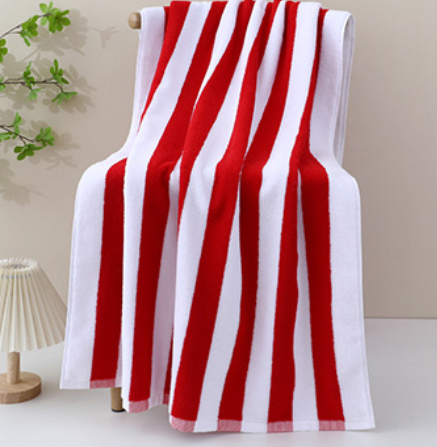 100% Cotton Yarn Dyed Color Stripe Beach Towels
