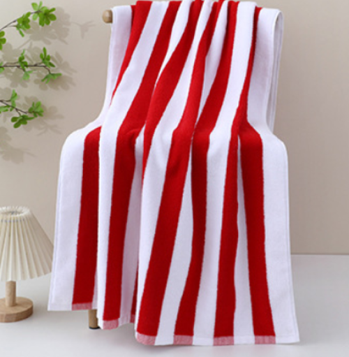 100% Cotton Yarn Dyed Color Stripe Beach Towels