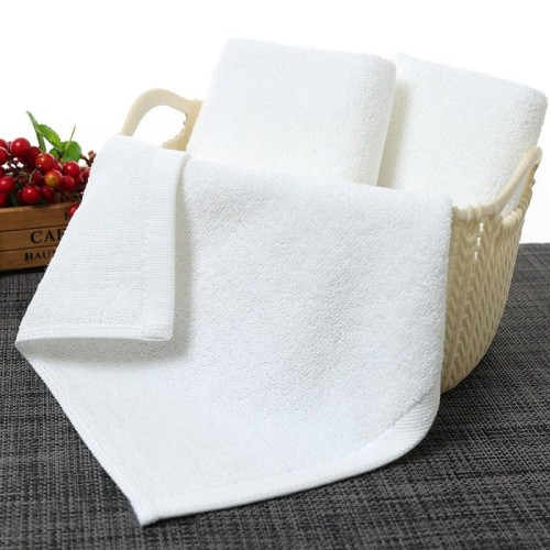 100% Cotton Plain Weave Terry Face Towels 33*33CM 60G