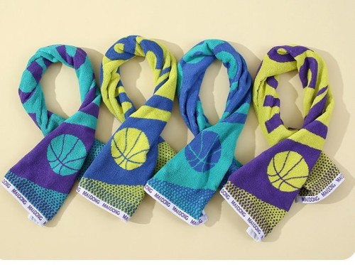 Cotton Jacquard Design Sport Towels