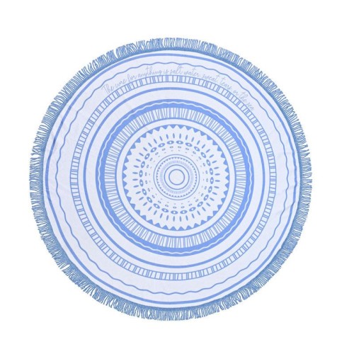 Microfiber Printed Round Beach Towels