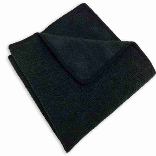 Black Color Microfiber Towels