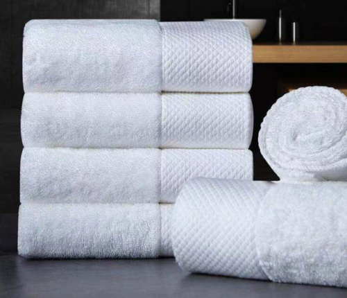100% Cotton Satin Border Terry Spa Towels 80*160CM 800G