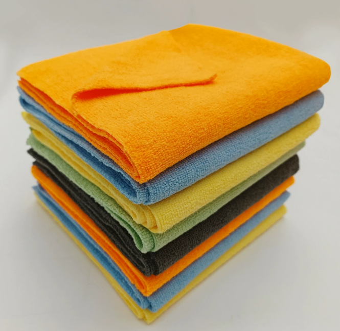 Ultrasonic Cut Microfiber Cleaning Towels