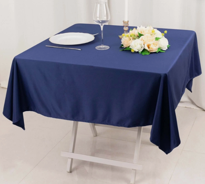 Microfiber Suede Table Linen Cloth 62*62inch Table Cloth Factory High Quality Table Cloths