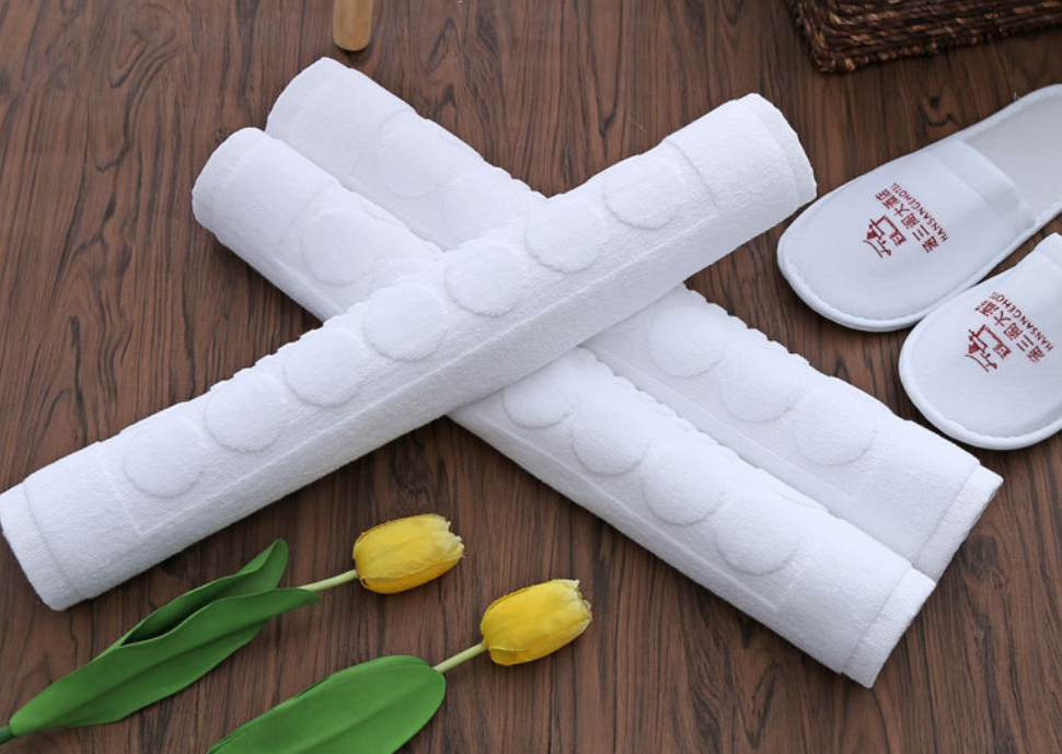 100% Cotton Jacquard Design Bath Mat