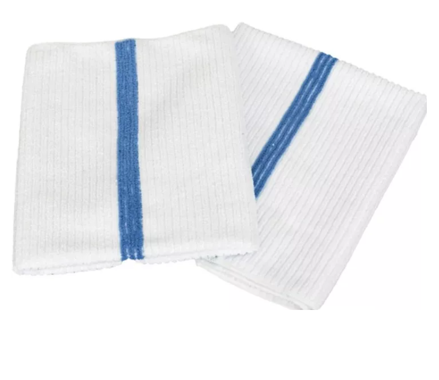 White Color Bar Mop Clean Cloth For Kitchen Linen