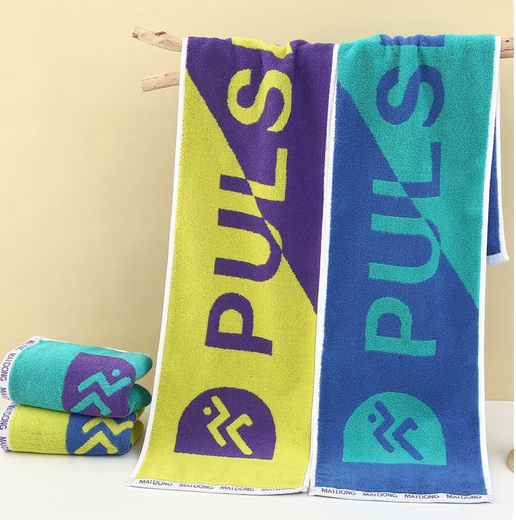 Cotton Jacquard Design Sport Towels
