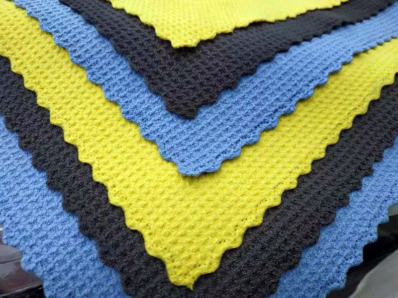 Microfiber Waffle Weave Polish Towels Car Detailing Cloth