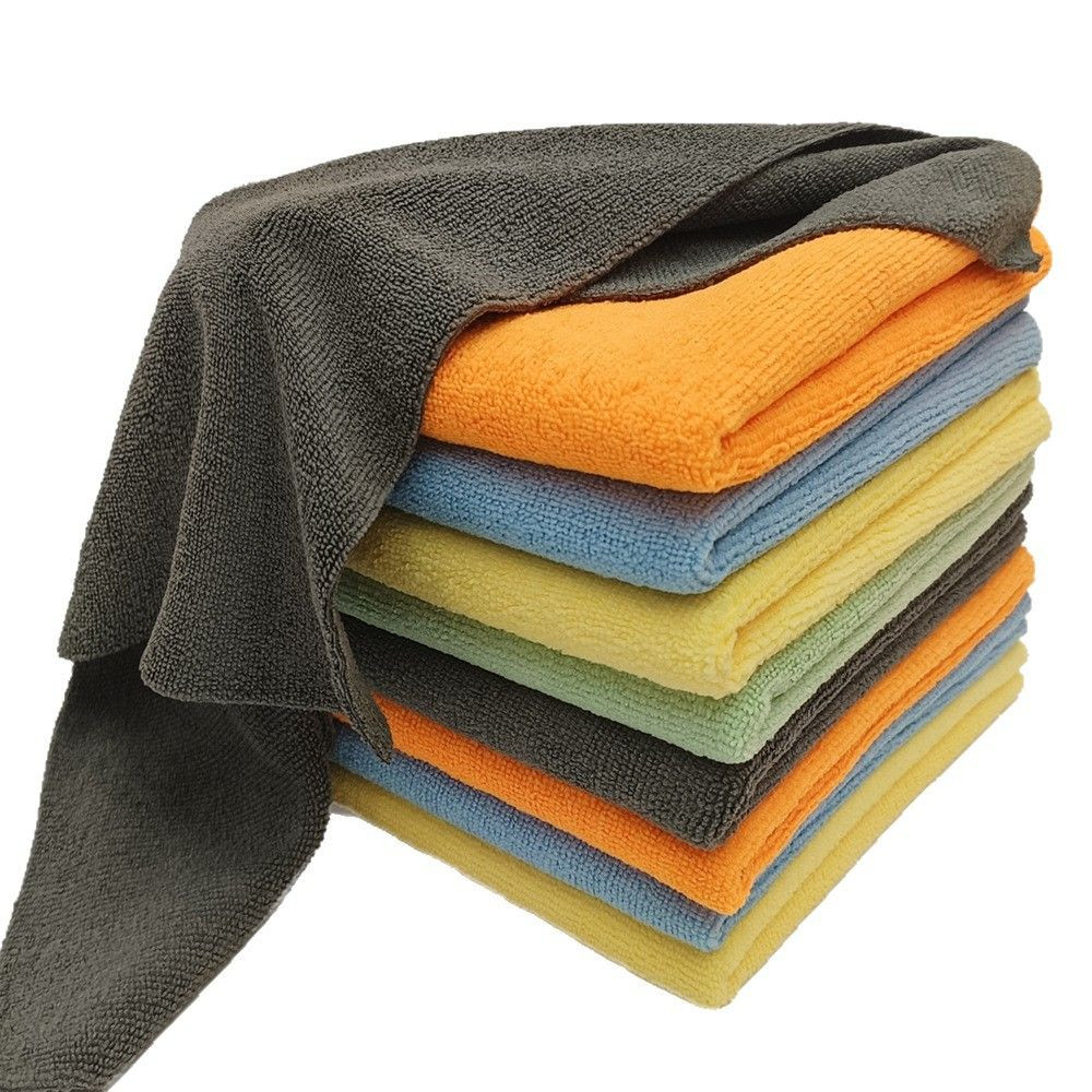 Ultrasonic Cut Microfiber Cleaning Towels