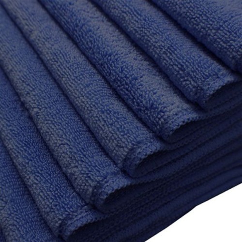 Navy Blue Color Microfibre Towels For Multi Purpose Use Fresh Goods