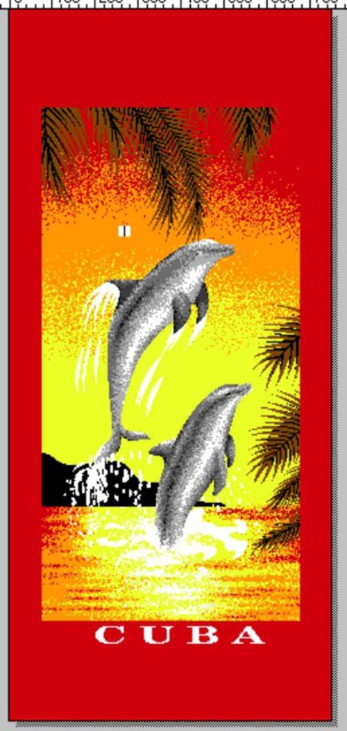 Printing design microfiber beach towels